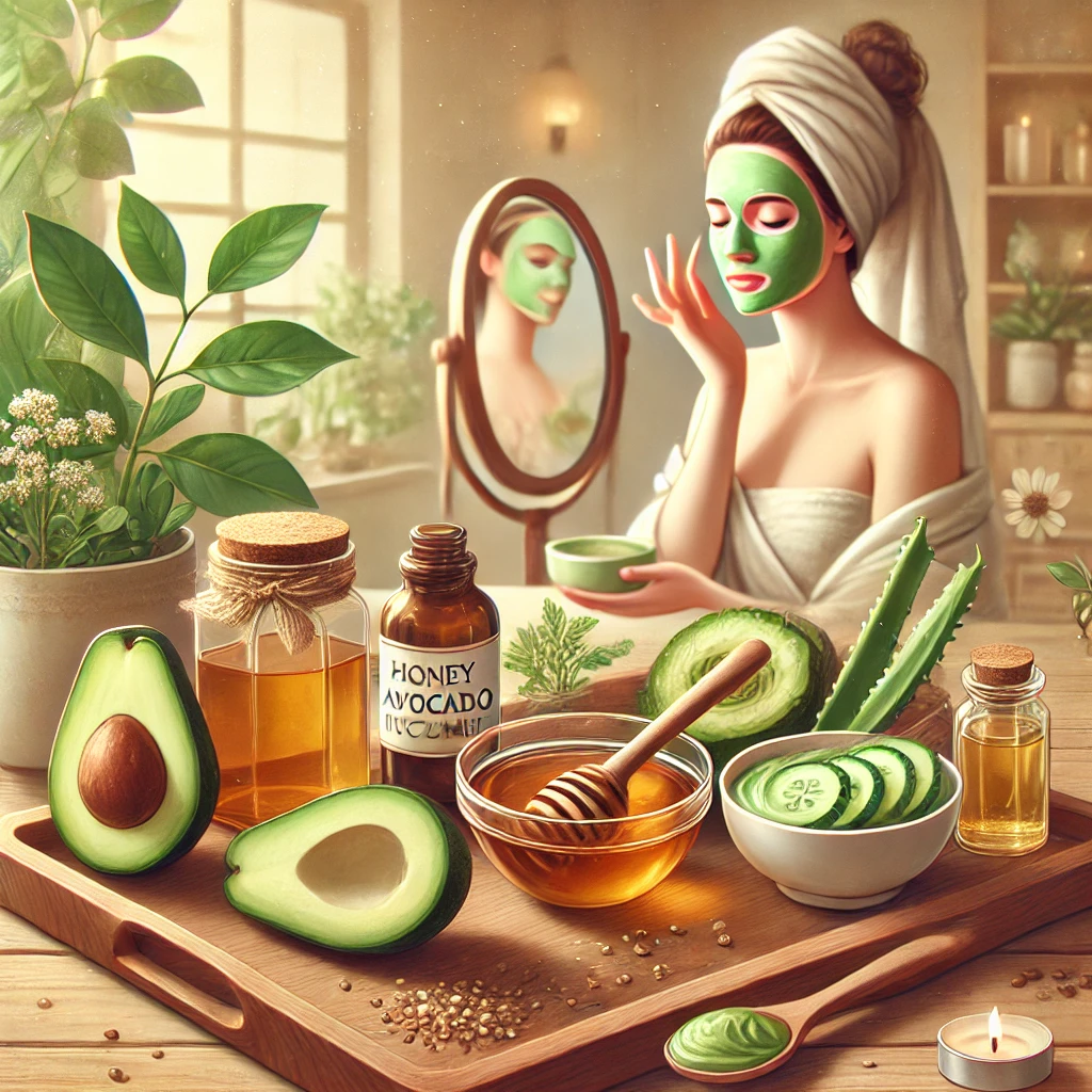 DIY moisturizing face mask image