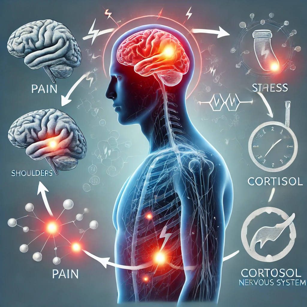 stress pain connection image