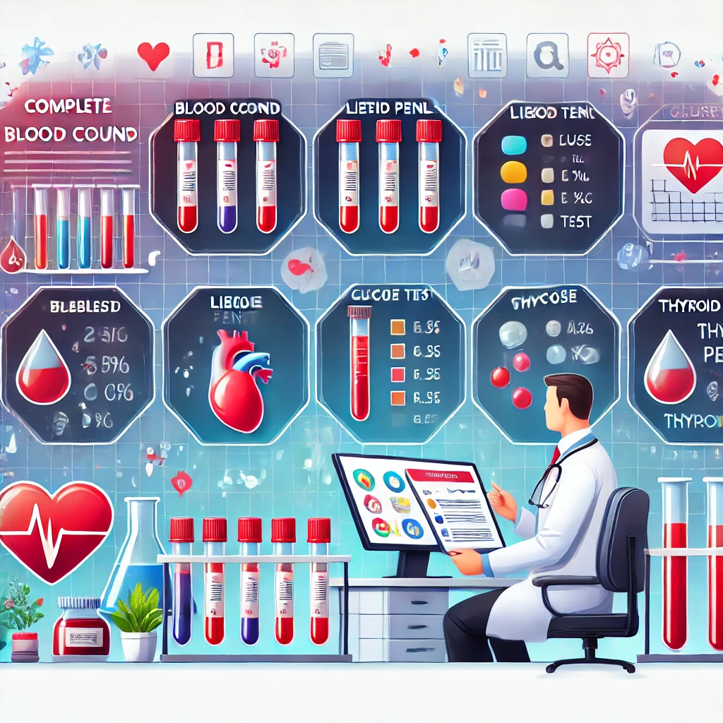 Blood test image